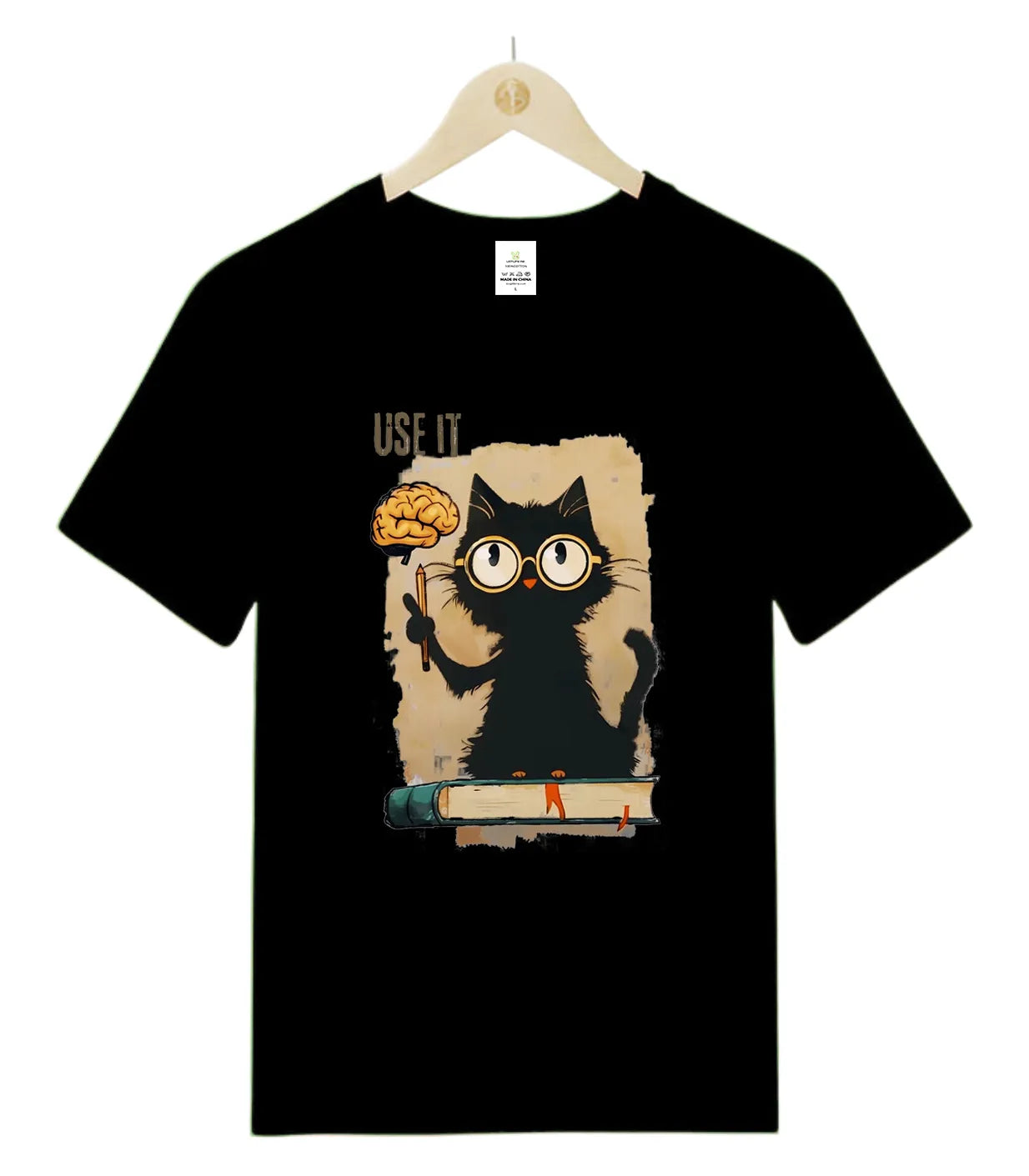 [Oreo the Cat] Use your brain-T-Shirt