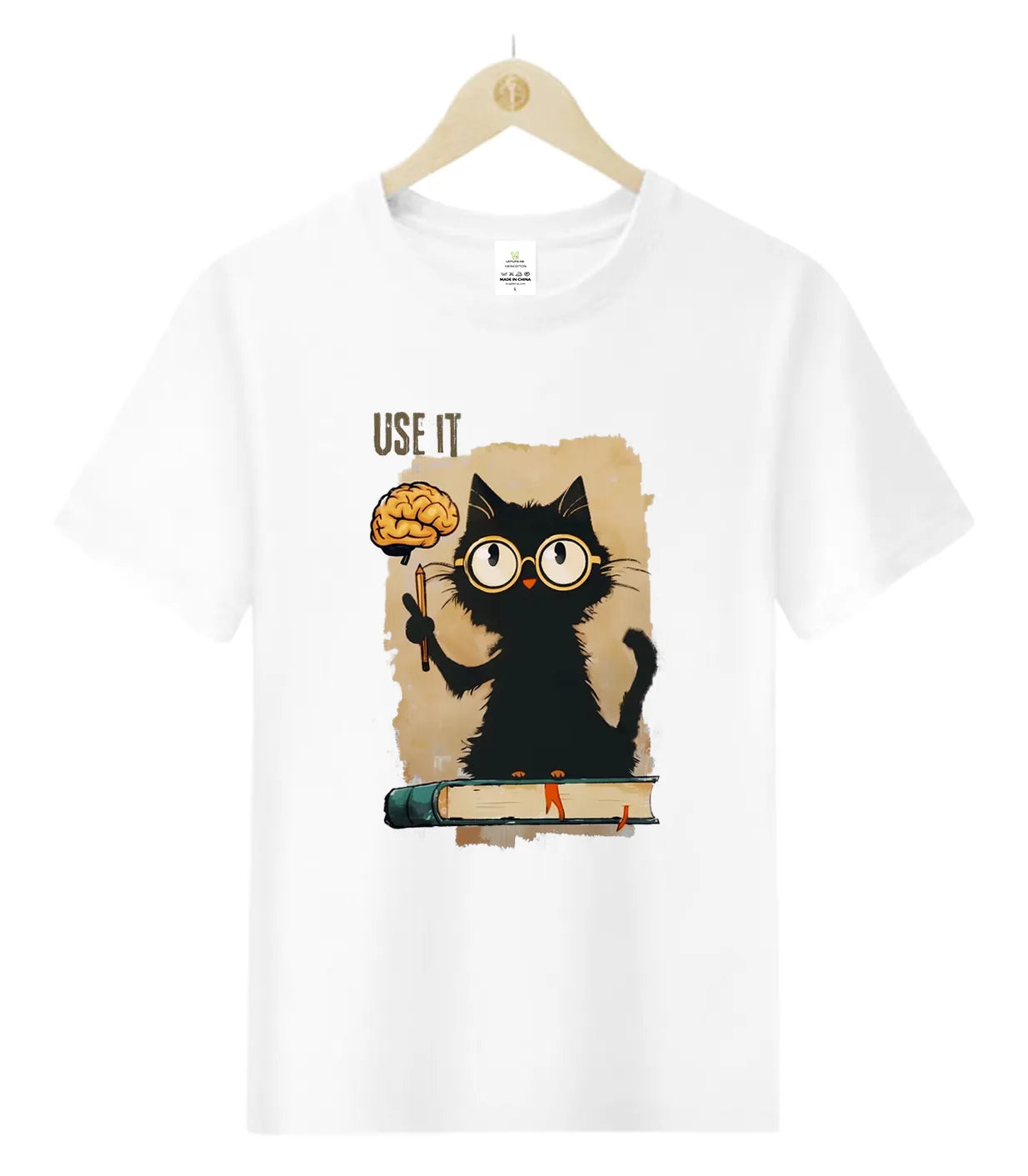 [Oreo the Cat] Use your brain-T-Shirt