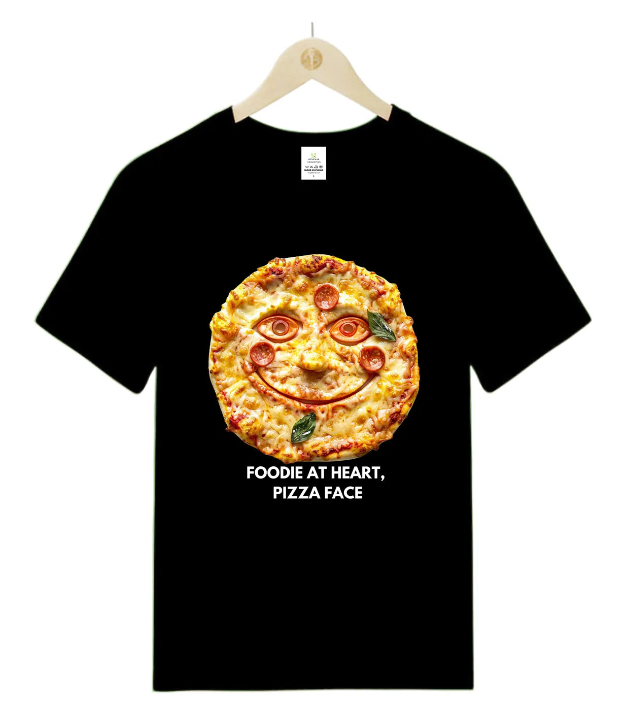 Pizza Face-T-Shirt