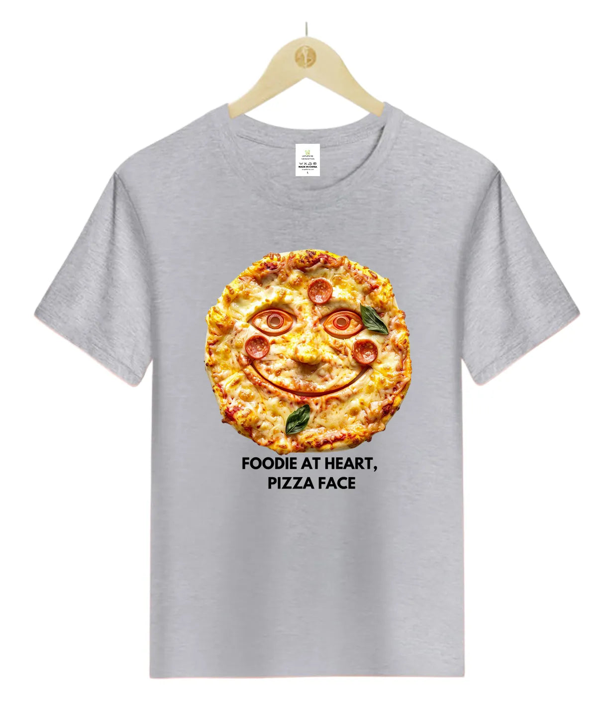 Pizza Face-T-Shirt