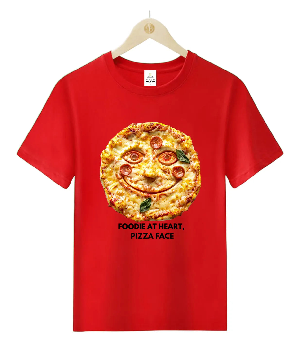 Pizza Face-T-Shirt