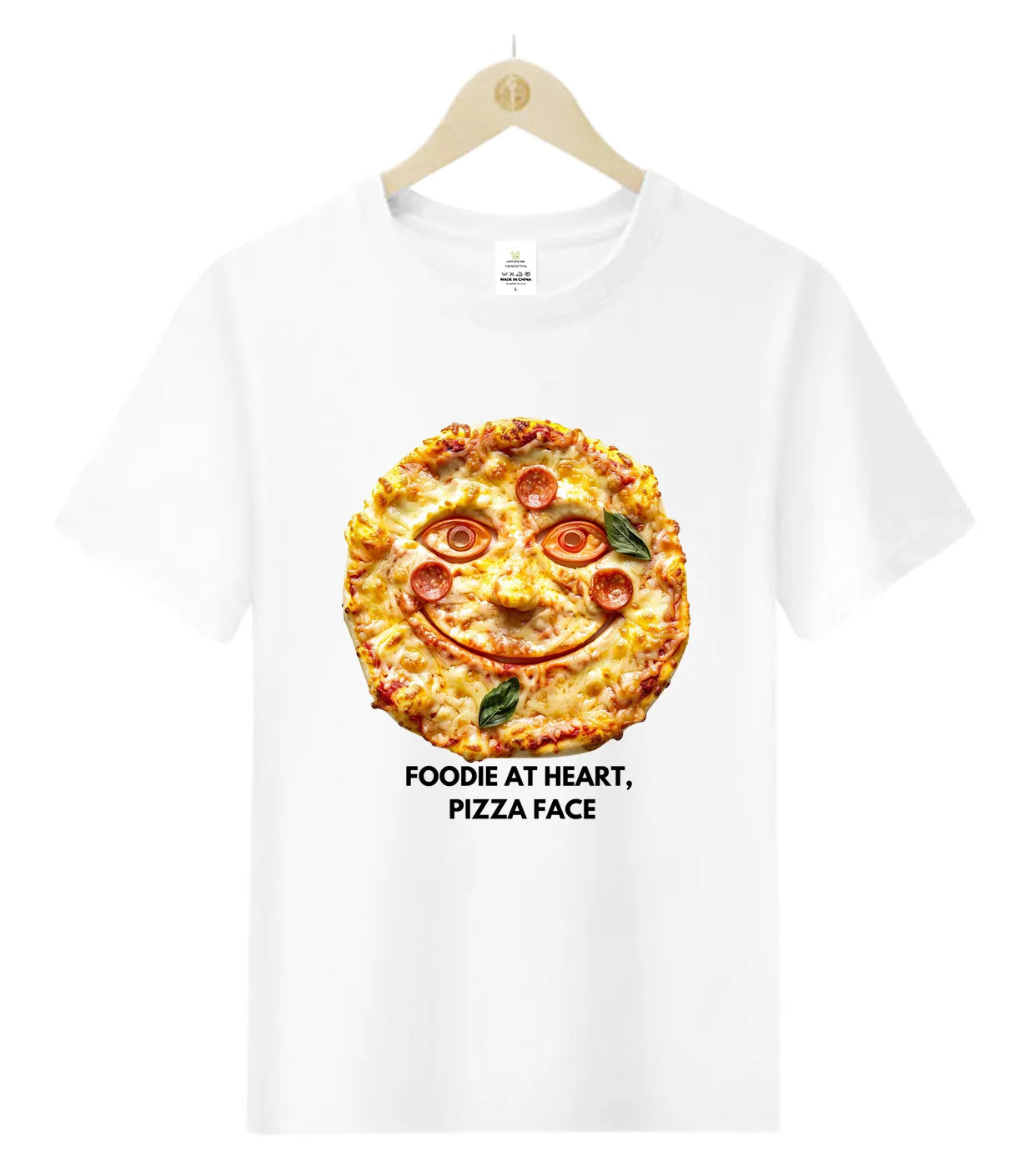 Pizza Face-T-Shirt