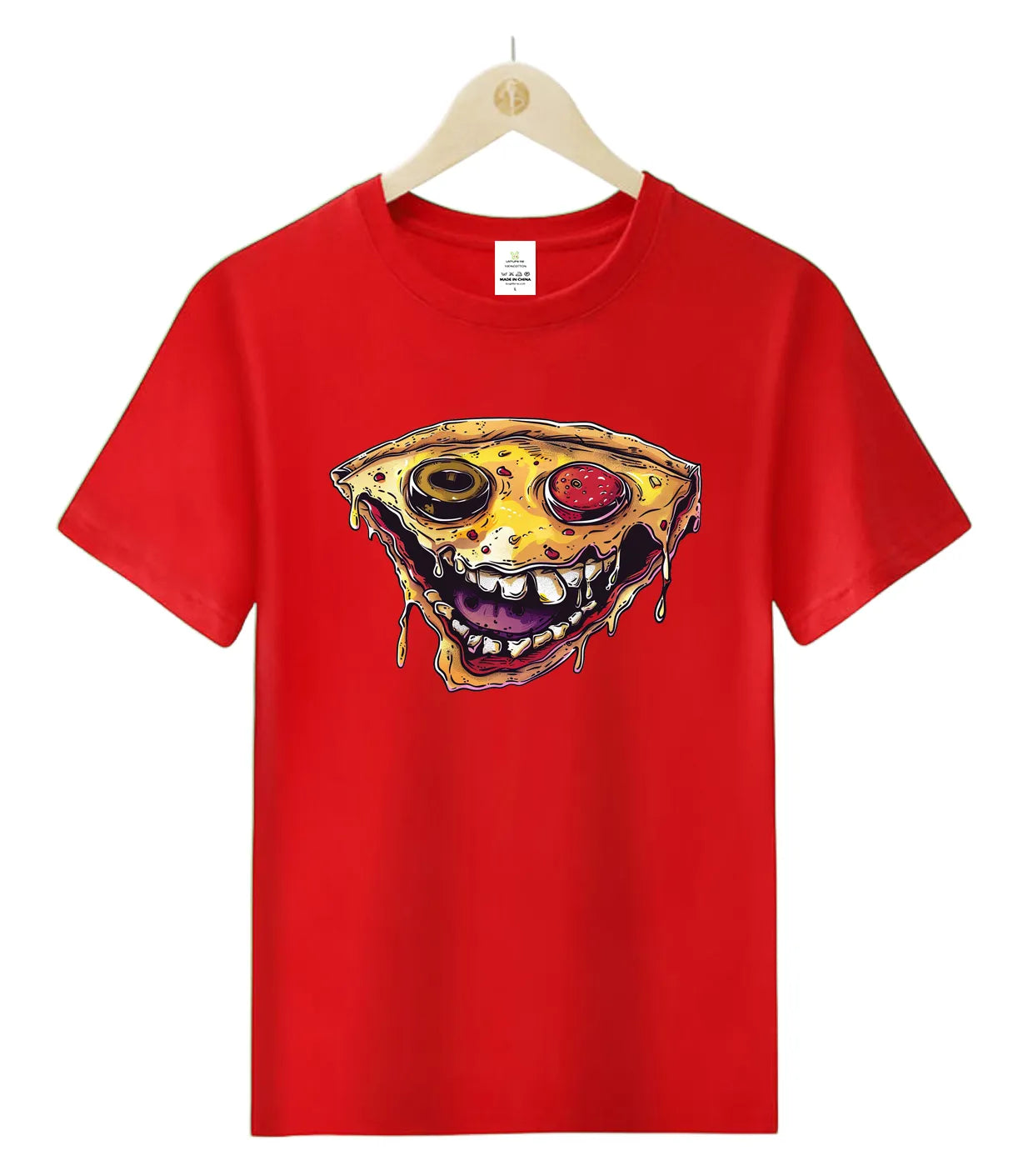 Pizza Face Collapse-T-Shirt