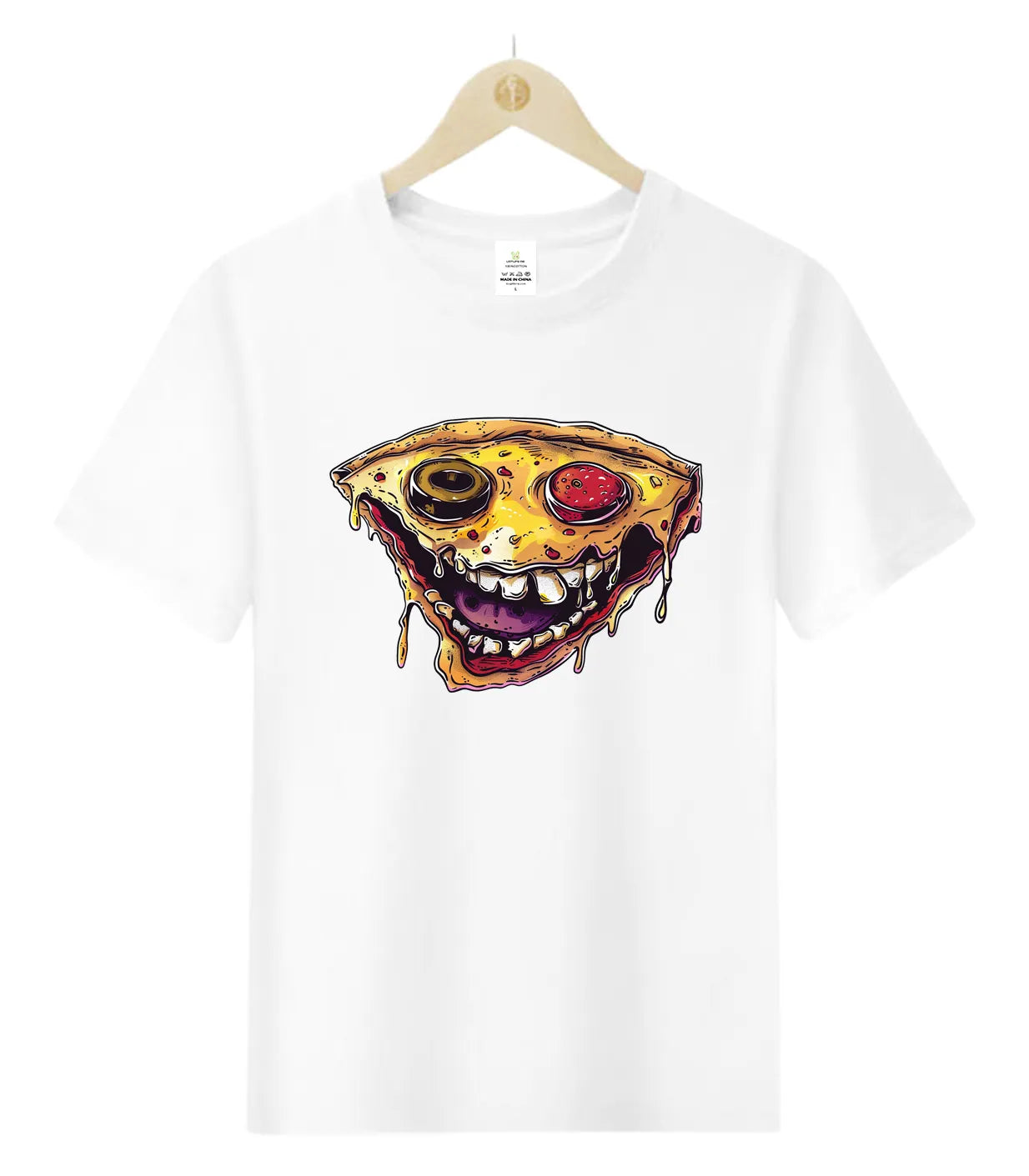 Pizza Face Collapse-T-Shirt