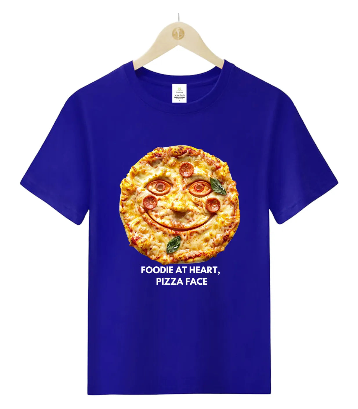 Pizza Face-T-Shirt