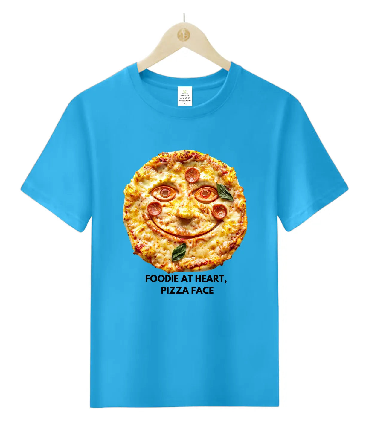 Pizza Face-T-Shirt