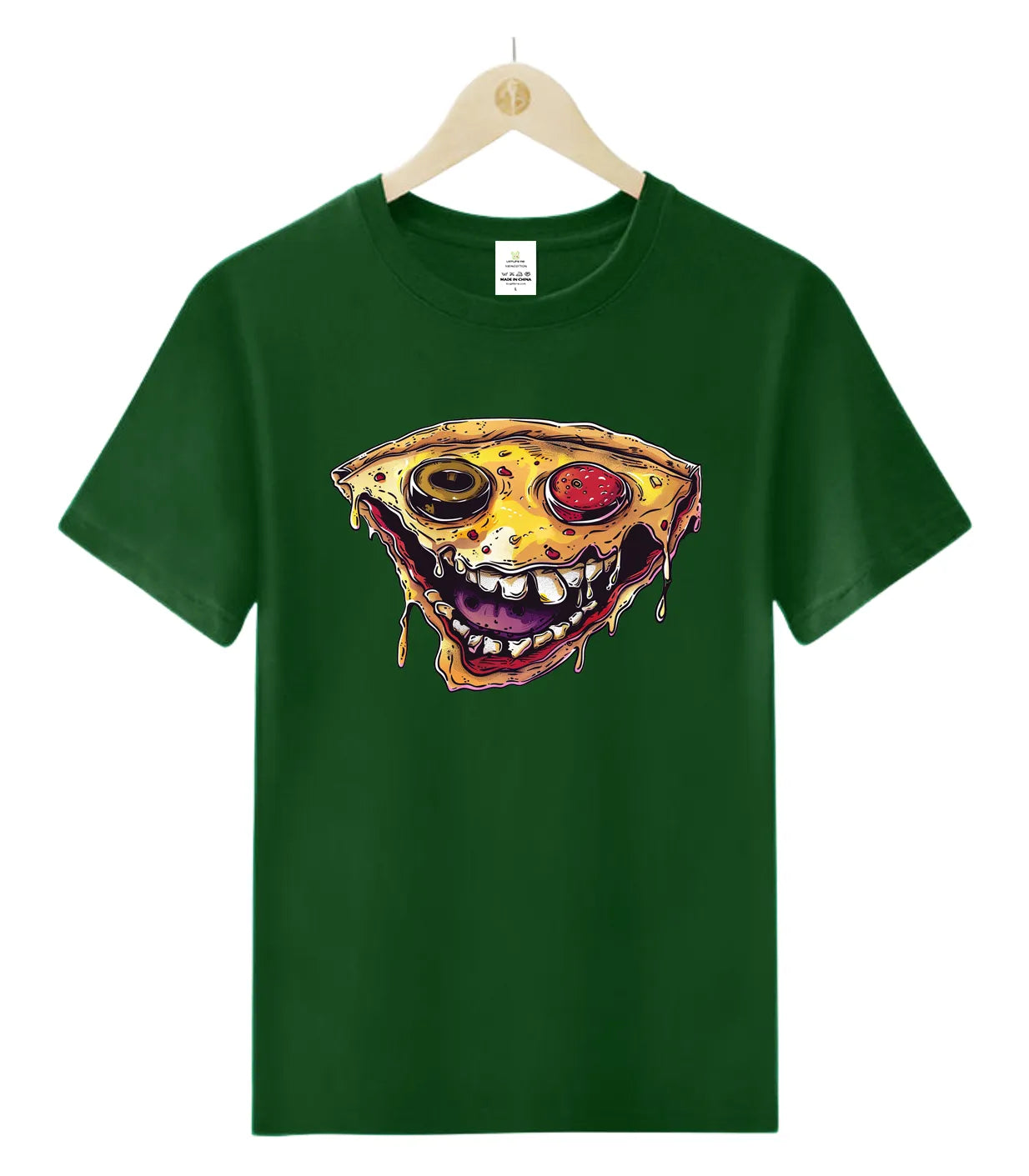 Pizza Face Collapse-T-Shirt