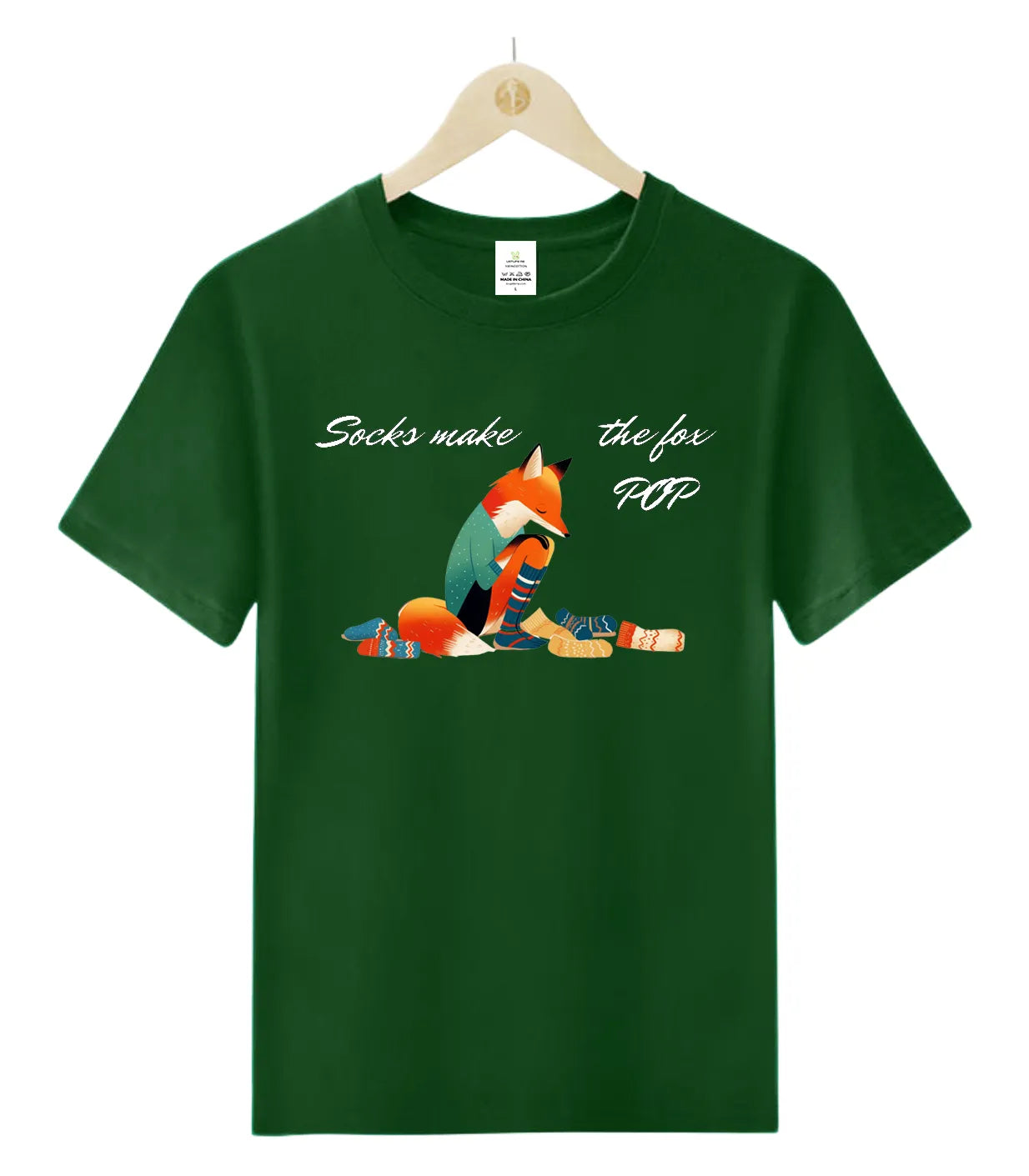 Socks make the fox POP-T-Shirt