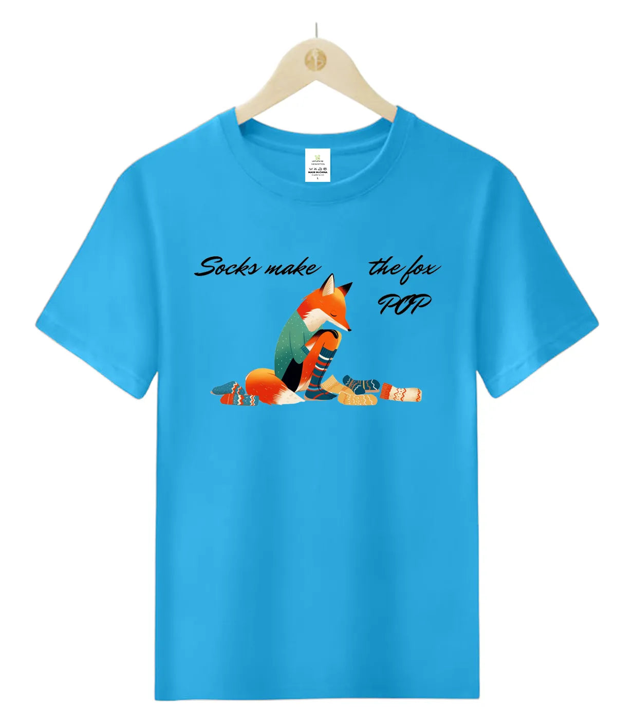 Socks make the fox POP-T-Shirt