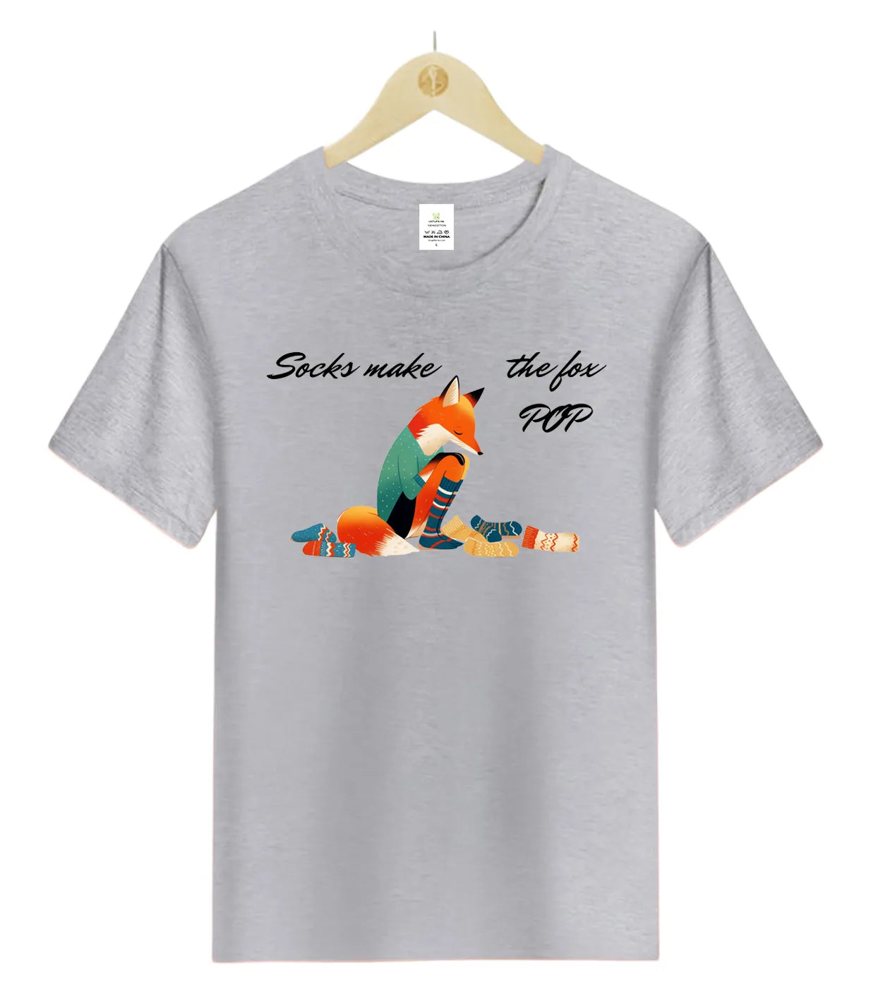 Socks make the fox POP-T-Shirt